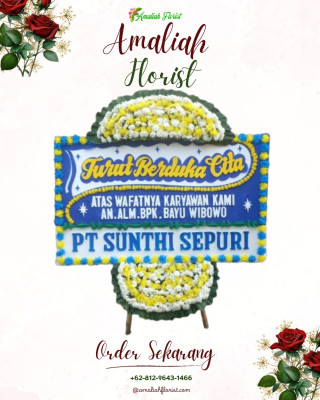 Papan Bunga Duka di Gedongkiwo