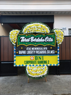 Papan Bunga Duka di Gedongkiwo