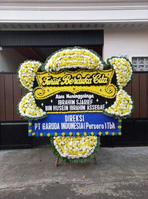 Papan Bunga Duka di Gedongkiwo