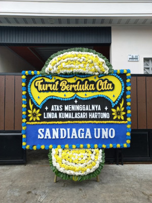 Papan Bunga Duka di Gedongkiwo